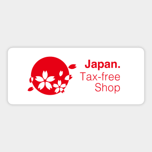 Japan. Tax-free shop Sticker